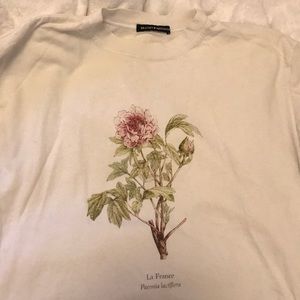 Brandy Melville La France flower shirt